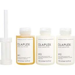 Olaplex By Olaplex Traveling Stylist Kit: #1 Bond Multiplier 3.3 Oz + #2 Bond Perfector 2 X 3.3 Oz + 1 Dosing Dispenser For Anyone