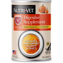 Nutri-Vet Digestive Supplement Fresh Pumpkin & Superblend 1ea/15 oz.