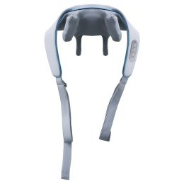 Shoulder And Neck Massager Cervical Shawl (Option: Gray-Brushed Motor)