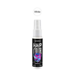 Disposable hair dye spray quick temporary dye (Color: White)