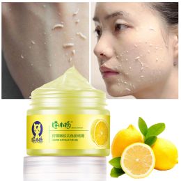 Lemon Cutin Gel Dead Skin Cleaning Pore Facial General Scrub (Color: Yellow)