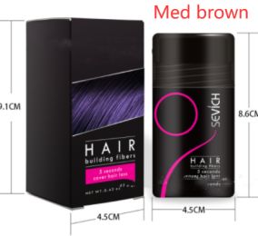 Powder Extension Thinning Thickening Hair Growth (Option: Med brown-12g)