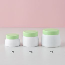 PP Double Cream Box Baby Mask Lotion Bottle Cream Jar (Option: Green-50g)