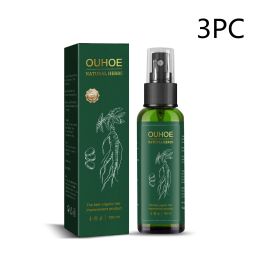 Ginseng Hair Growth Liquid Spray To Prevent Hair Loss (Option: 100ml box-3PCS)