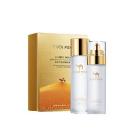 Camel Milk Moisturizing Set Lotion Face Cream Skin Care Products (Option: Two piece water emulsion set)