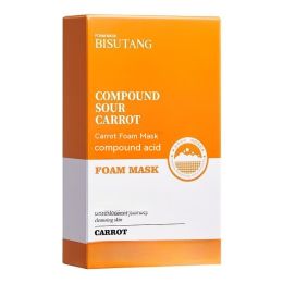 Compound Acid Carrot Foam Mask (Option: 12 Pieces Per Box)