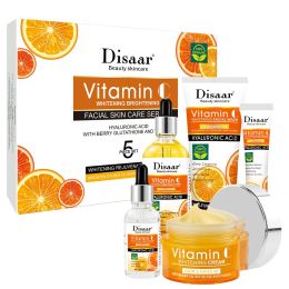 Vitamin C Skin Care Product Set Hydrating, Moisturizing And Brightening (Option: Suit)