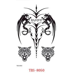 Waterproof Tattoo With Totem Characters (Option: 8050.)