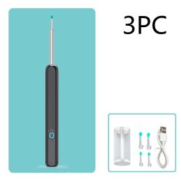 Fashion Personality HD Smart Visual Earpick (Option: NE3 Black 3PC-USB)