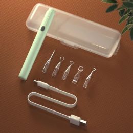 Tease Blackhead Needle Stainless Steel Acne Needle Set Beauty Salon Special Tool (Color: Green)