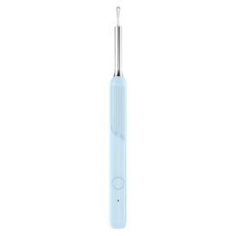 Wireless Visual Ear Tag Endoscope (Option: Light Blue)