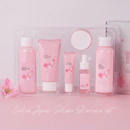 Cherry Blossom Skin Care Set 6-piece Set (Option: Cleansing Kit)